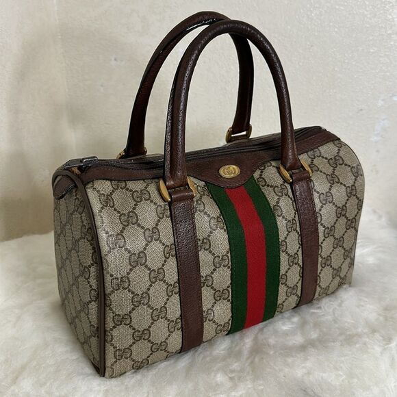 💯Authentic Gucci Boston Handbag with Cherryline 🍀 - Picture 6 of 17